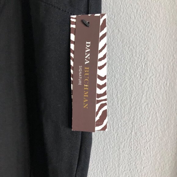 Dana Buchman Women’s Capri Pants Size 16 Jet Black - NWT - Picture 10 of 12